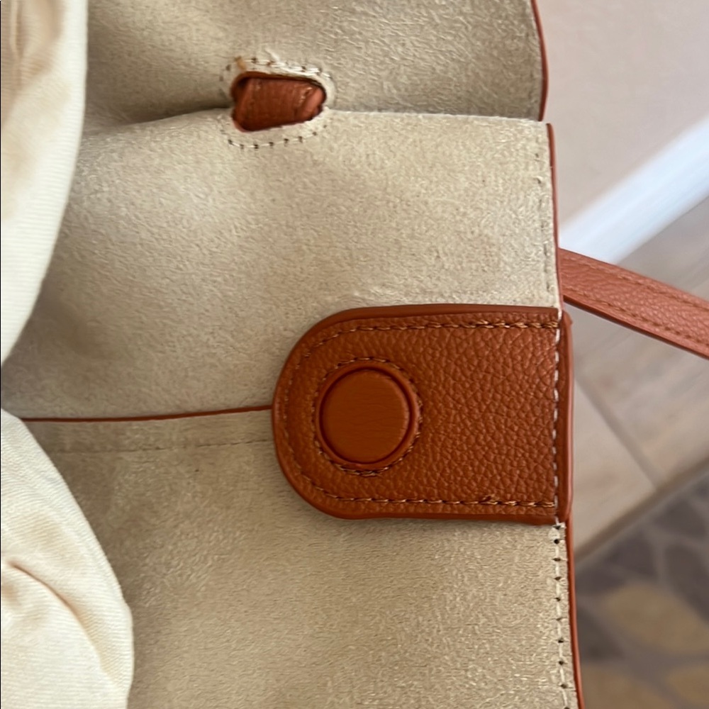 Yuzefi Brown Leather Tote Bag Mochi - Picture 14 of 15